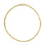 Collier en chaîne cubaine de Miami classique en or jaune 14K semi-solide - 22 pouces