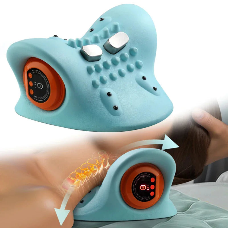 Almohada Masajeador Cervical Portátil
