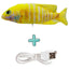 Jouet interactif pour chats avec chargeur USB - Poisson