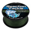 Reaction Tackle Braided Fishing Line - NO FADE Low-Vis Green