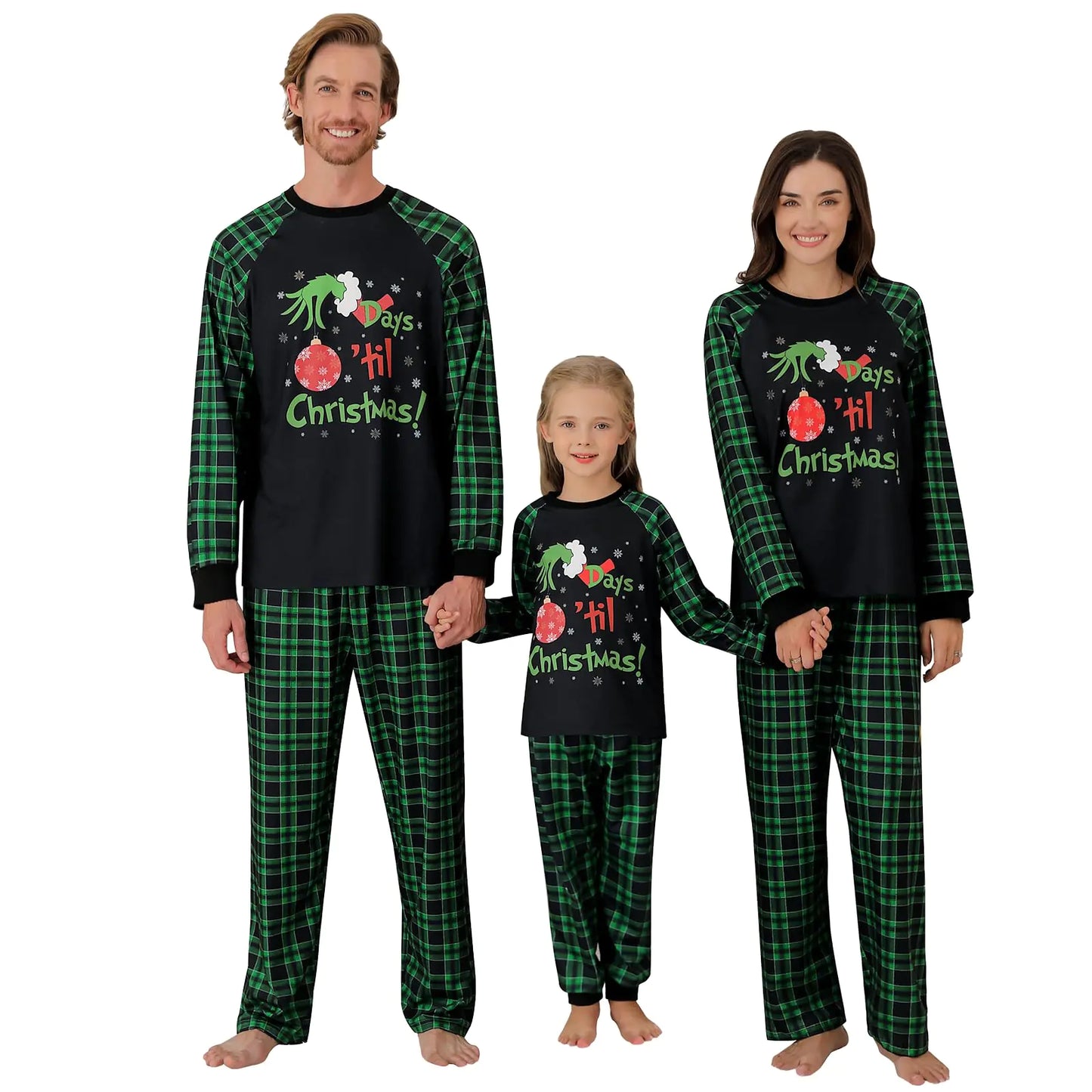 Pyjamas de Noël en Famille Weixinbuy - Pyjamas assortis pour tous