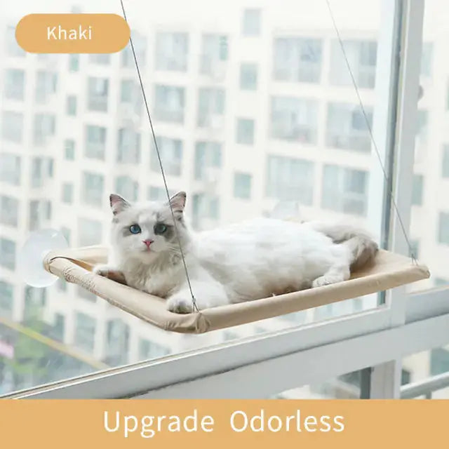 Hamac suspendu pour chat avec ventouses