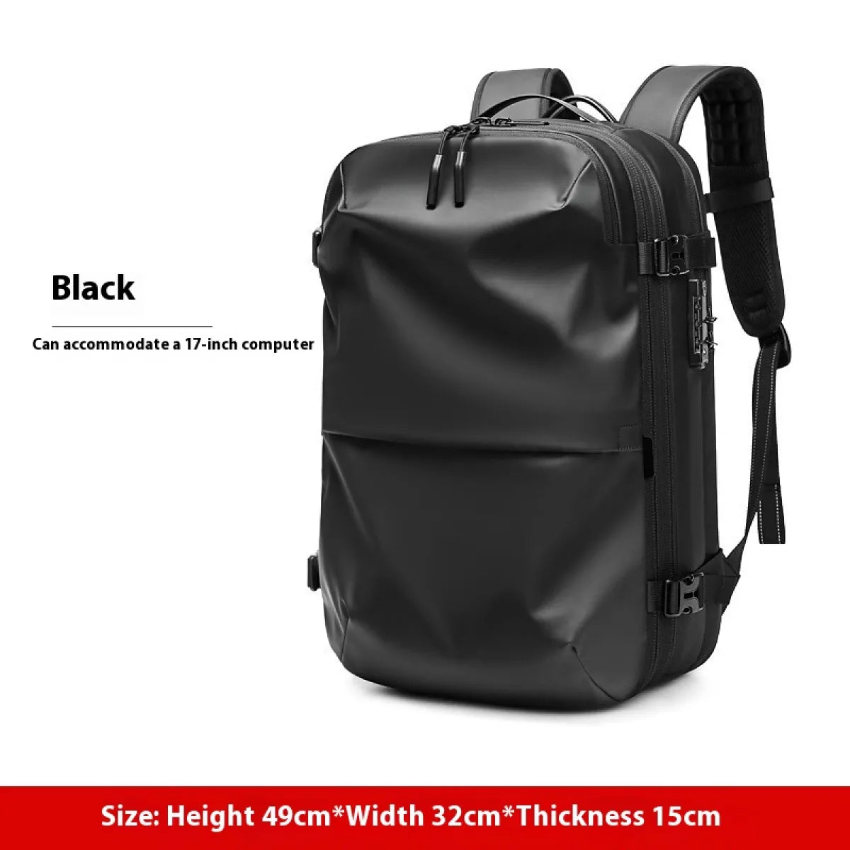 Mochila de Viaje Expandible de Gran Capacidad