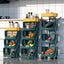 5-Layer Mobile Storage Cart for Kitchen and Home