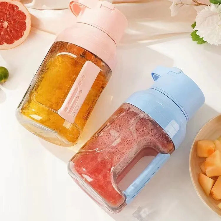 Portable Electric Juicer with 1500ml Capacity - USB Rechargeable