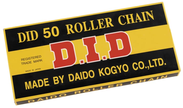 Chaîne à rouleaux DID 50 - Qualité premium pour motos