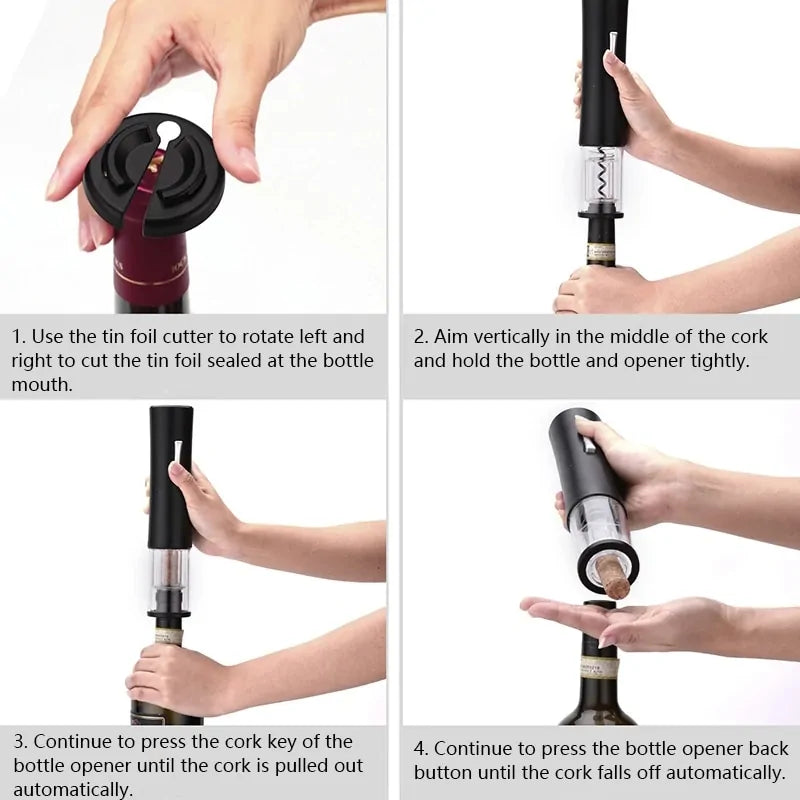 Abrebotellas de Vino Automático