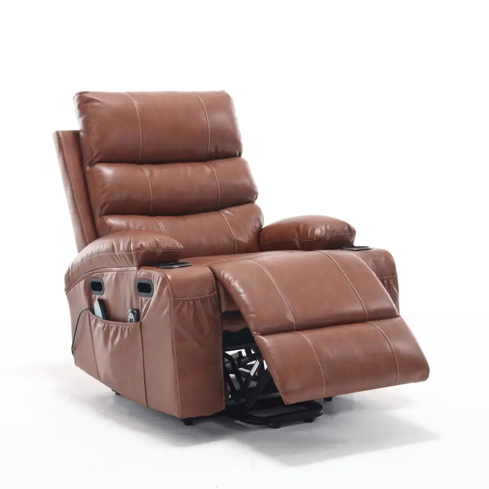 Grand canapé inclinable électrique avec levage, massage et chauffage