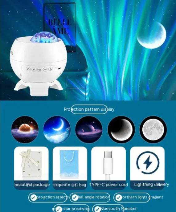 Proyector de Cielo Estrellado Luces del Norte