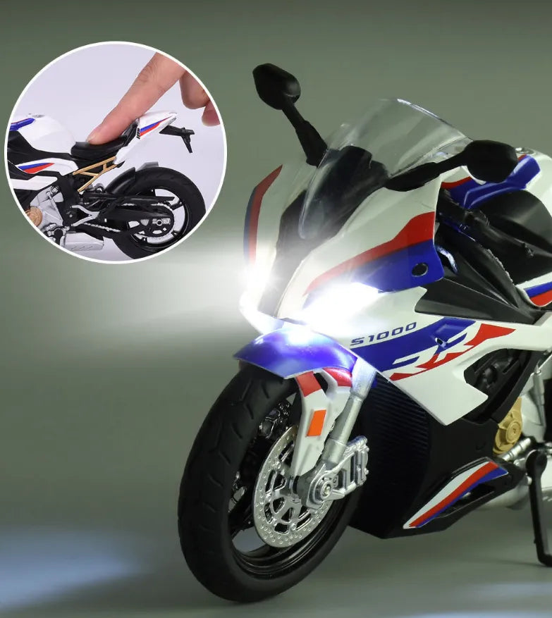 Premium Alloy Motorcycle Toy with Realistic Design