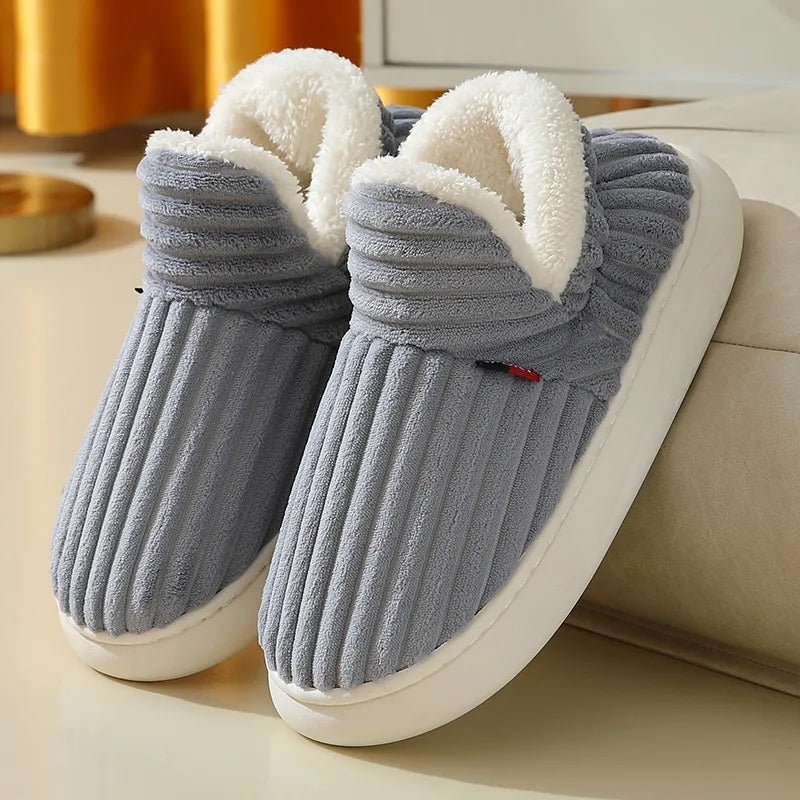 Zapatillas de Piel de Oveja Acogedoras para Hombres y Mujeres