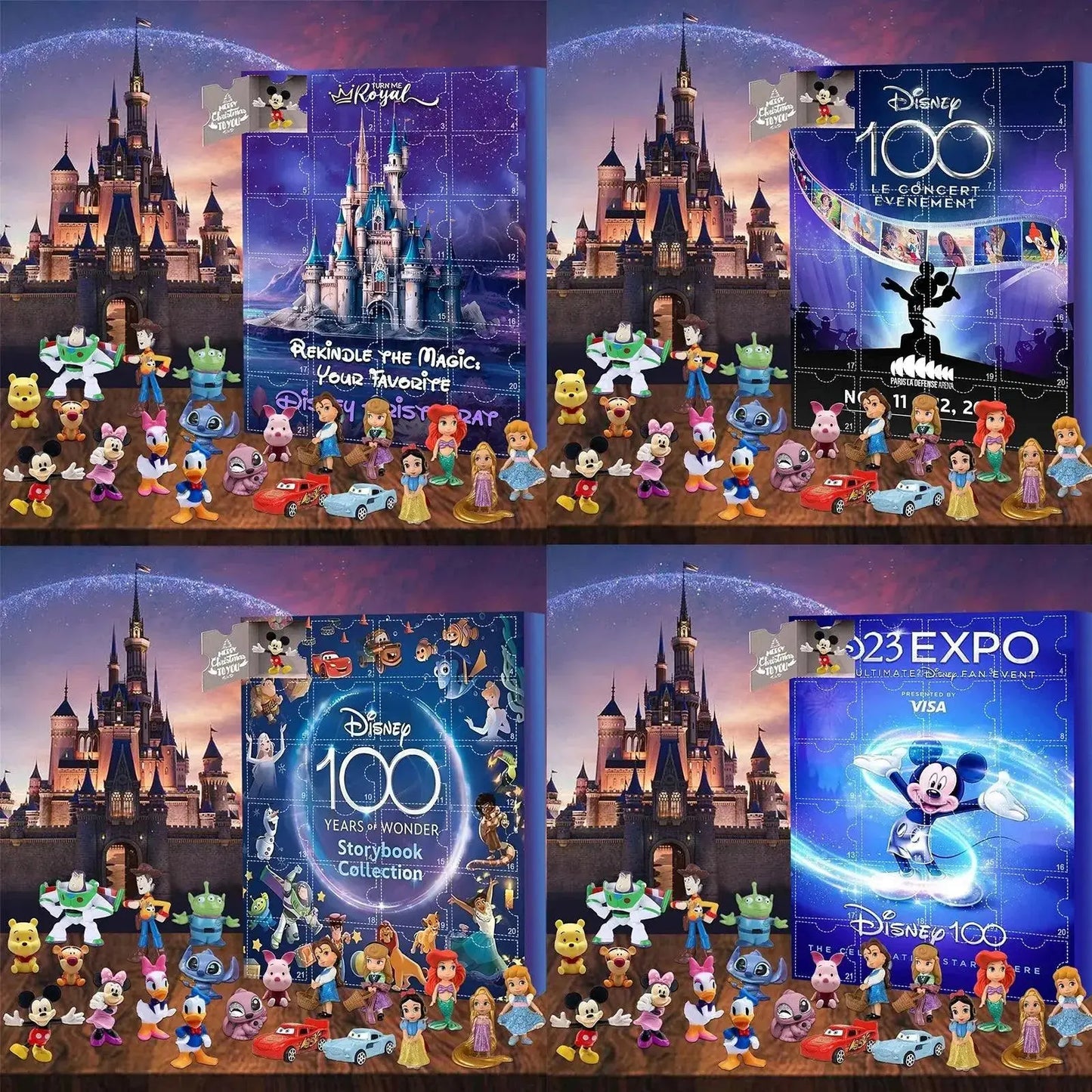 Calendario de Adviento Navideño Premium para Alegría Festiva