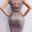 Elegant Slim Gauze Hip Wrap Dress