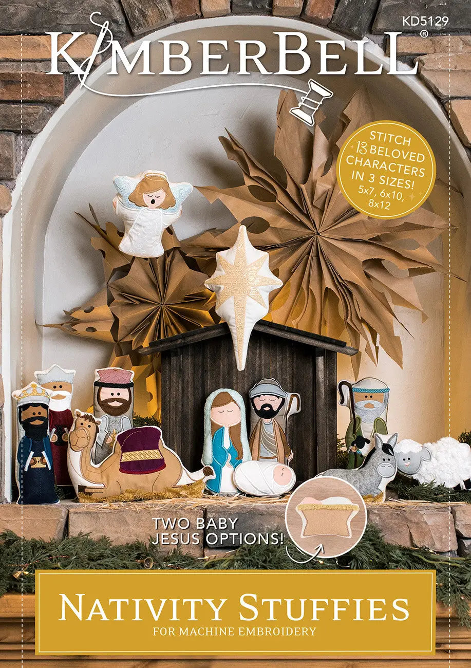 Kimberbell Nativity Stuffies - Ensemble de motifs de broderie