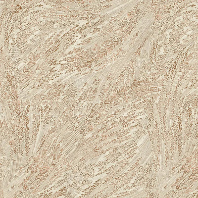 Tela de algodón de fondo ancho Meadow Breeze en beige natural por yarda