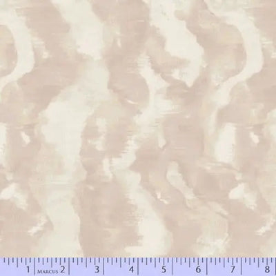 Natural Tan Wavy Stripe Cotton Wideback Fabric Per Yard