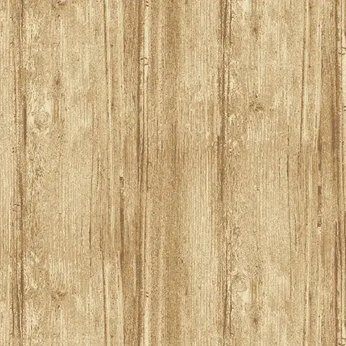 Tissu Flanelle Largeur Naturelle Lavée en Bois par Yard