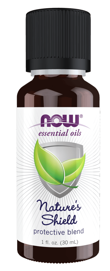 Nature’s Shield Essential Oil Blend – Clove, Lemon, Cinnamon, Eucalyptus & Rosemary | NOW® Solutions