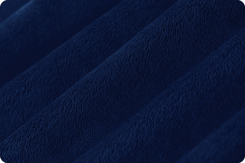 Tela Minky Sólida Navy Cuddle 3 - 58/60" por Yarda