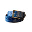 Navy Glazed Full Skin Belt