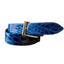 Navy Glazed Full Skin Belt