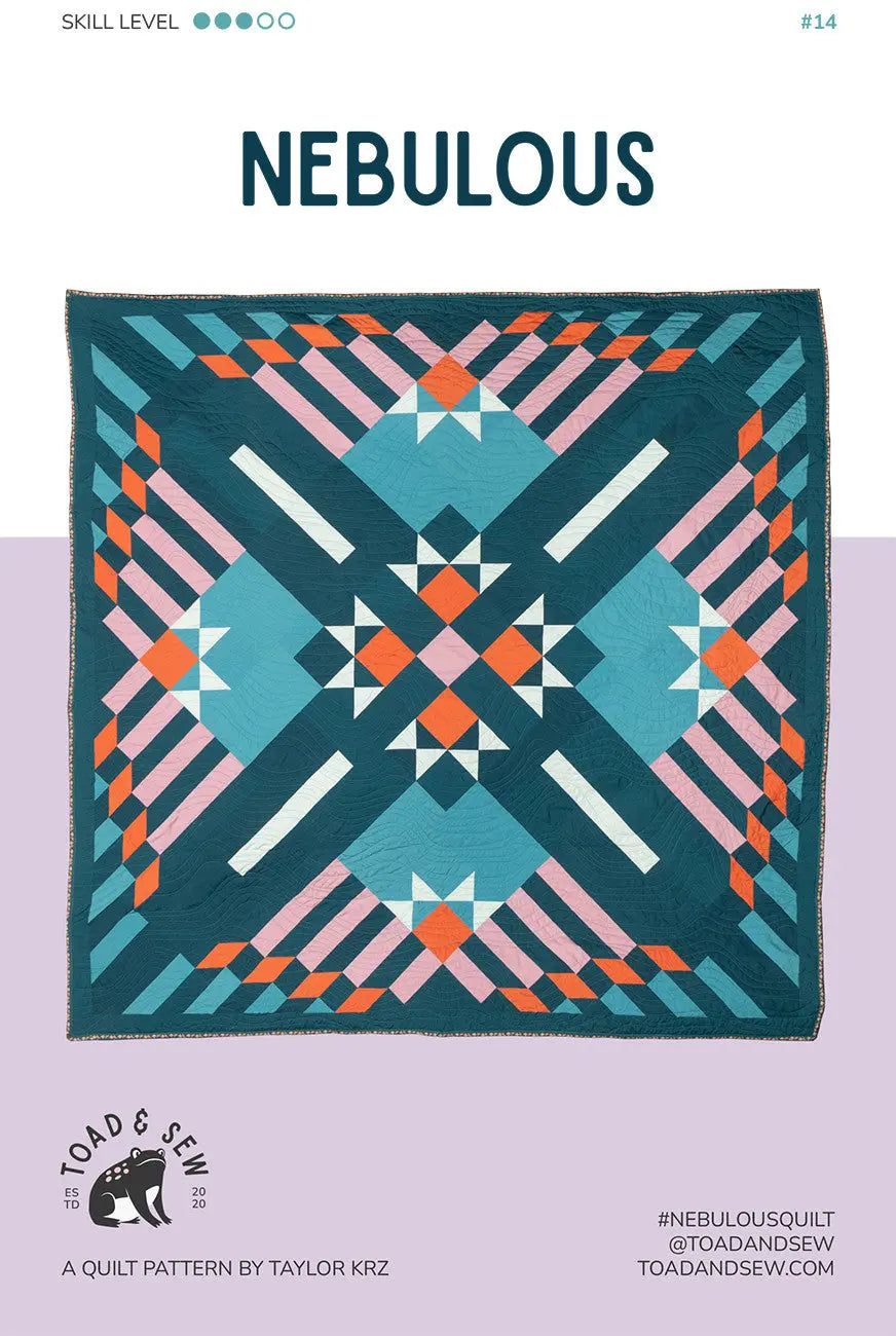 Nebulous Quilt Pattern for Intermediate Quilters