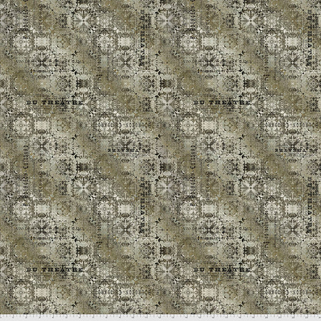 Neutral Du Theater Abandoned Cotton Fabric - 44"/45" Per Yard