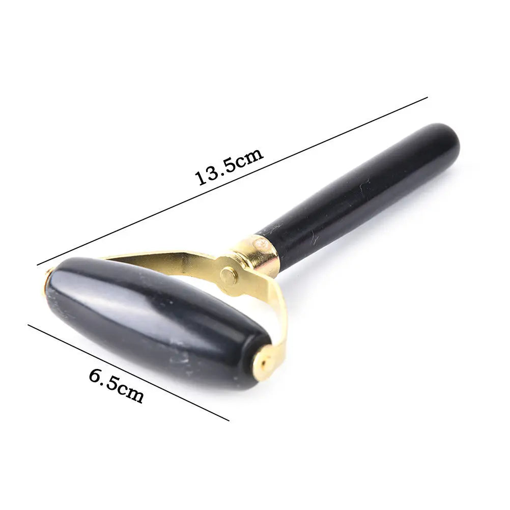 Natural Obsidian Quartz Face Massage Roller Practical Jade Facial Anti Wrinkle Body Head Portable Beauty Health Care Tools - Korvel