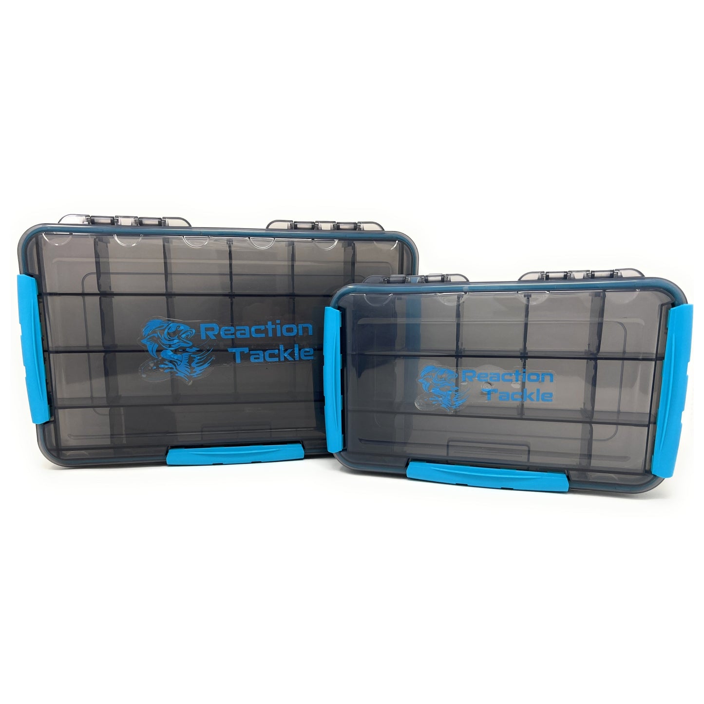 Reaction Tackle Premium Waterproof Tackle Tray - Triple Clip Security