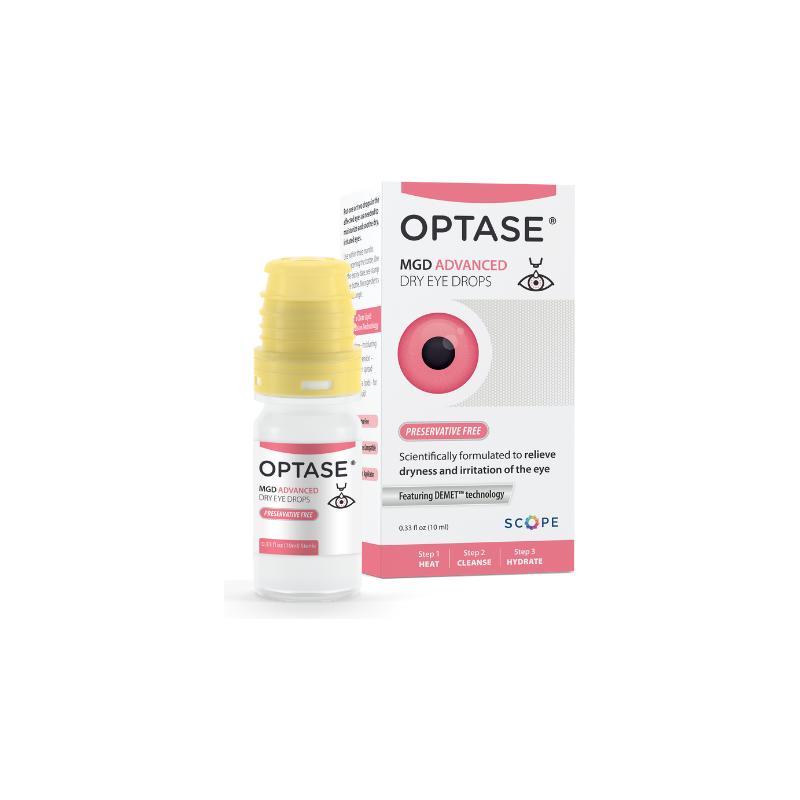 Optase MGD Advanced Dry Eye Drops - Preservative-Free 0.33 Oz