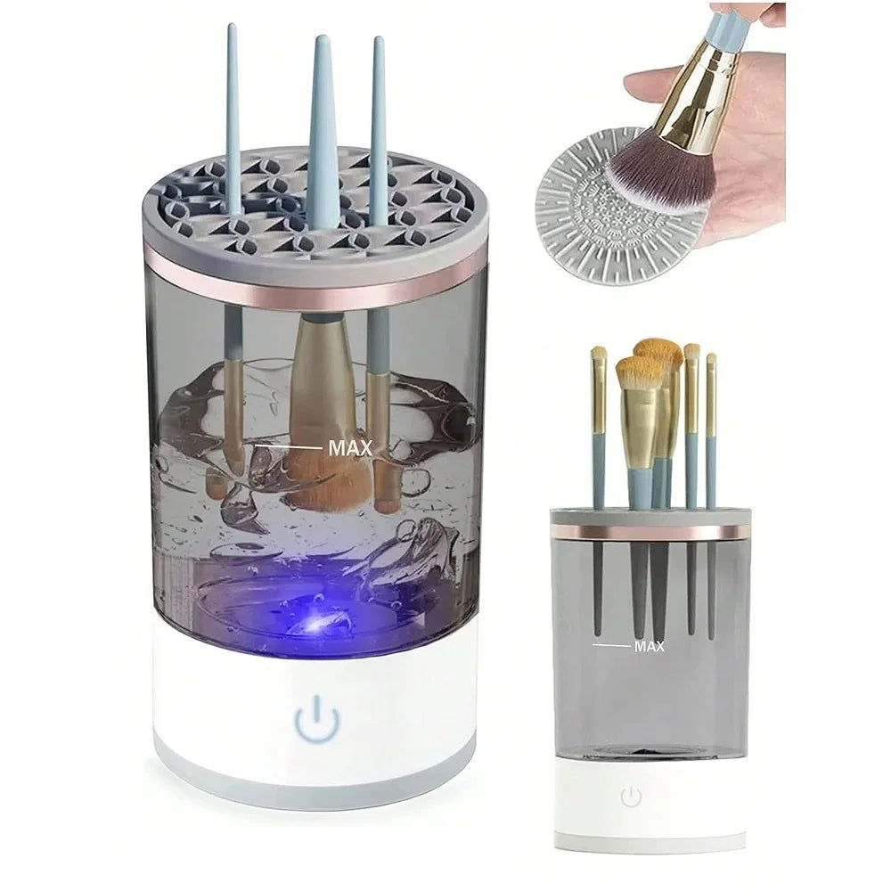 Nettoyeur et Séchoir Électrique pour Pinceaux de Maquillage