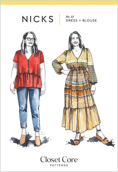 Nicks Dress and Blouse Sewing Pattern