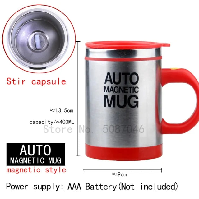Self Stirring Magnetic Mug - Effortless Beverage Mixing