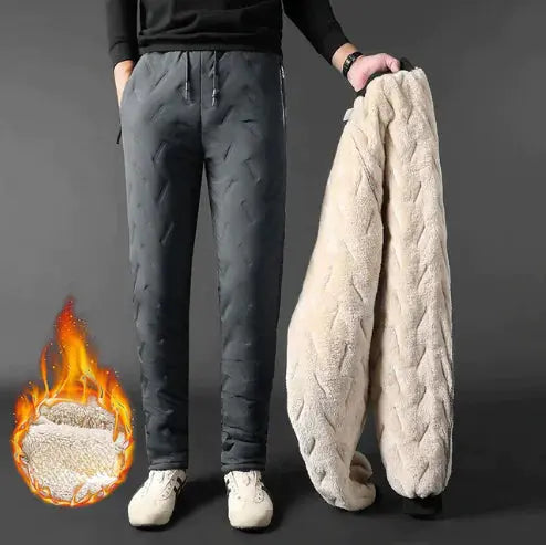 Premium Winter Lambswool Sweatpants for Men