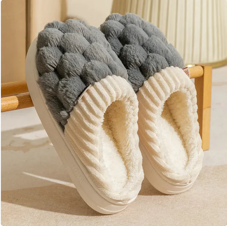 Zapatillas de Invierno de Algodón Acogedor para Mujeres