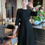 Robe unie élégante