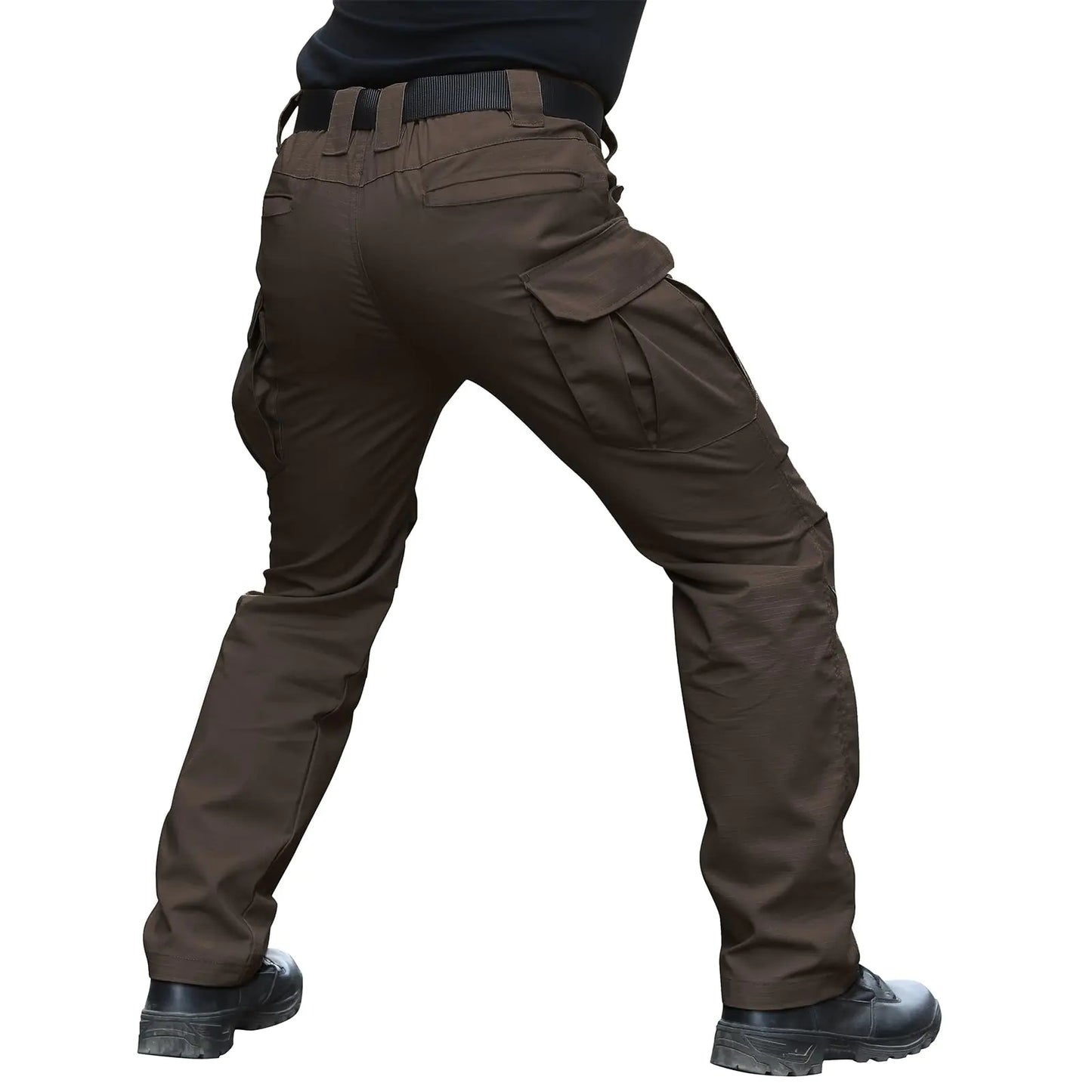Men's Stretch Tactical Cargo Pants - Water Resistant & Lightweight