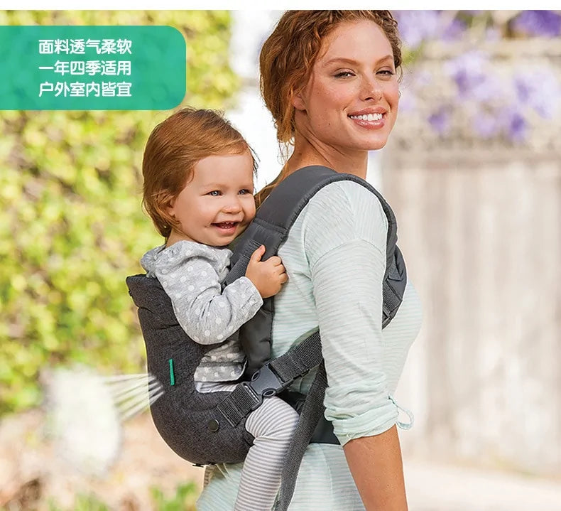Portabebés Ergonómico con Asiento para la Cadera para Comodidad y Conveniencia