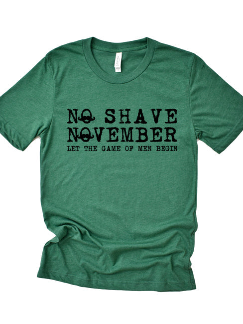 No Shave November T-Shirt - Korvel