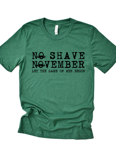 No Shave November T-Shirt - Korvel