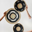 Nolyia Black Flat Basket Set - Artisan Crafted Elegance