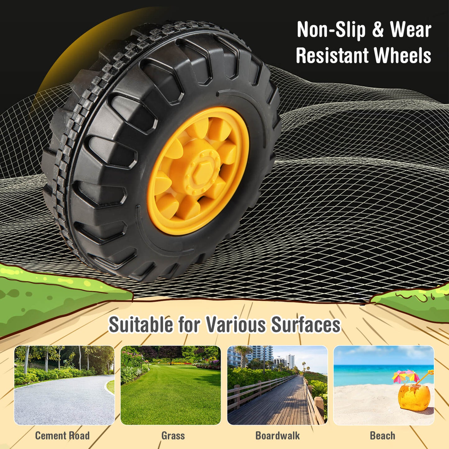 Kids ASTM Certified Powered Ride On Bulldozer - Yellow