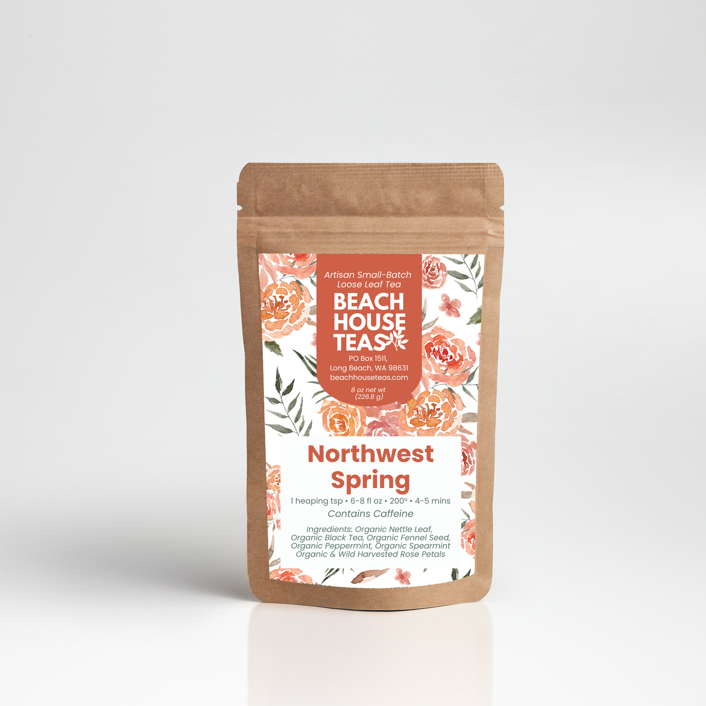 Té orgánico de primavera del noroeste