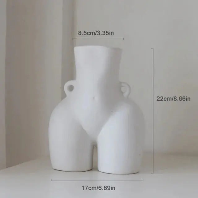 Vases en céramique corps humain - Décor unique pour la maison