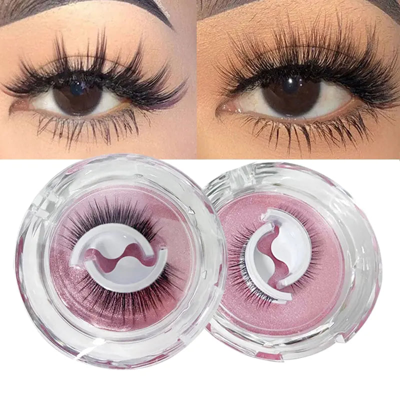 Self-Adhesive False Eyelashes for Effortless Beauty