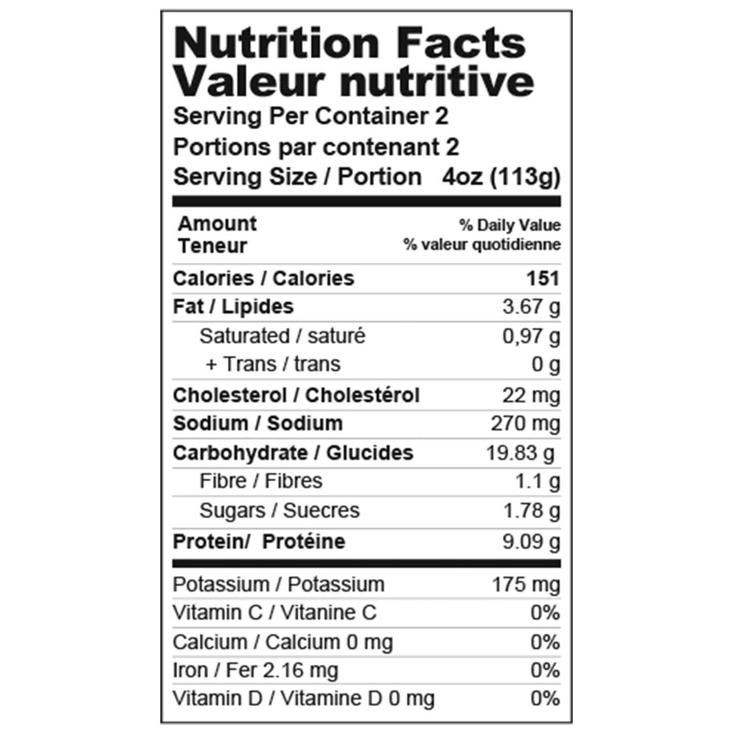 Moda Döner – Pollo cocido y en rodajas, paquete minorista, 8 oz (226 g)