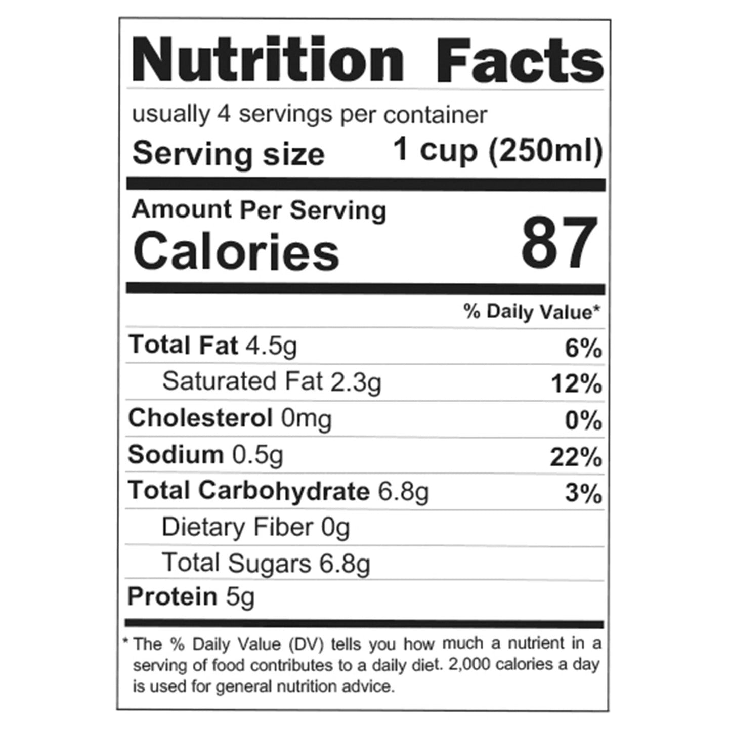 Bebida de yogur Moda - 1 L (33,8 fl oz)