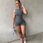 Bodycon Gym Bodysuit para Mujeres