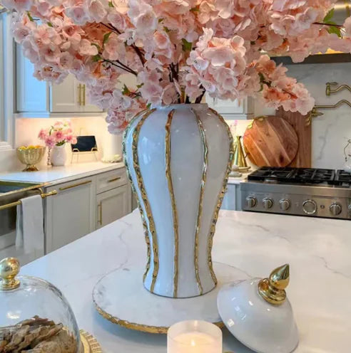 Jarrón de Porcelana Cerámica Elegante