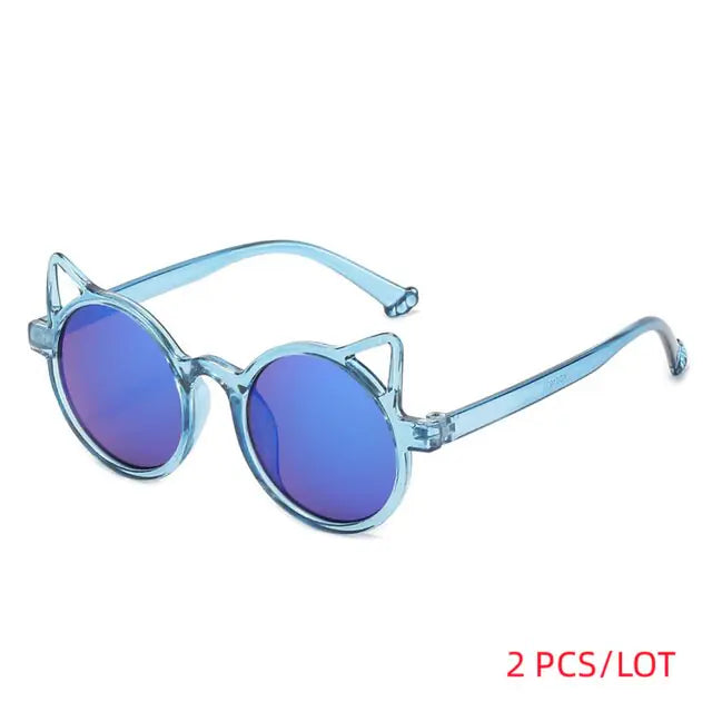 Lunettes de soleil vintage pour enfants - Style intemporel et confort